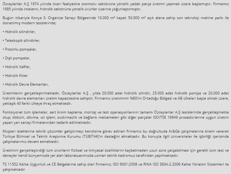 Özceylanlar hakkında